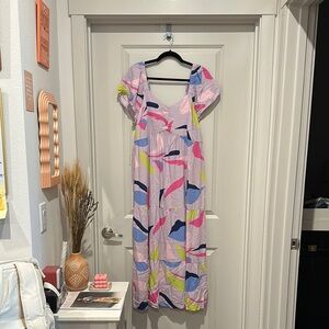 Ingrid + Isabel | Colorful Abstract Women's Dress